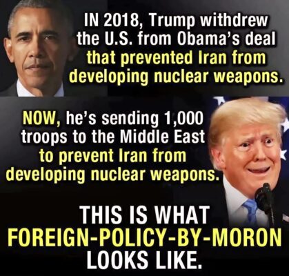0 - Trump killed nuclear wepaon deal