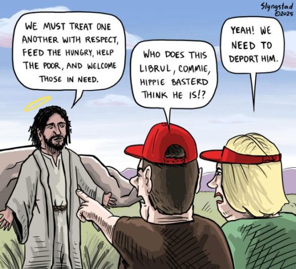 Cartoon by Benjamin Shngstad