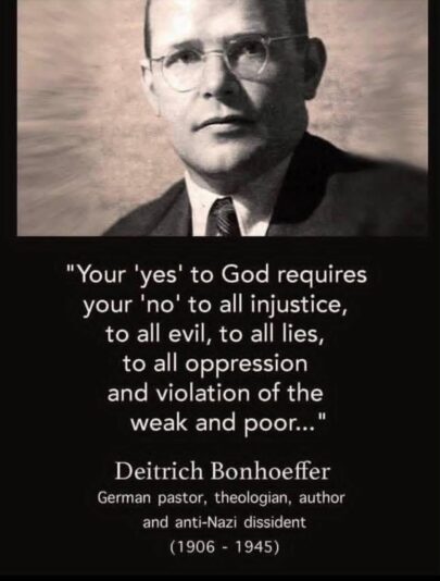 Deitrich Bonhoeffer