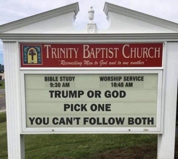 God or Trump