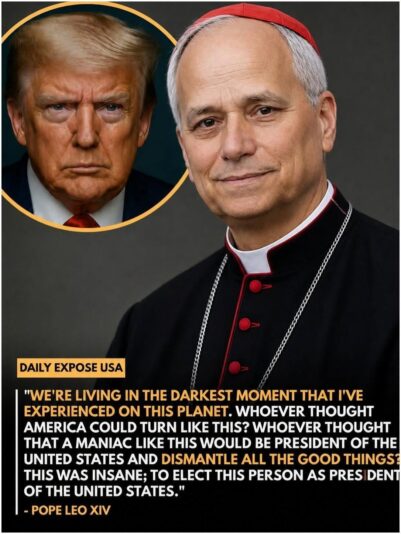 Pope Leo XIV remarks about Trump