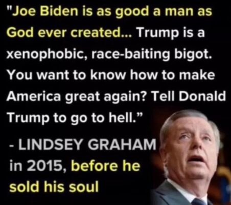 Lindsey about Trump and Biden in 2015