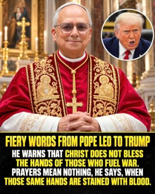 Pope Leo warns Trump