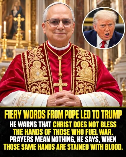 Pope Leo warns Trump