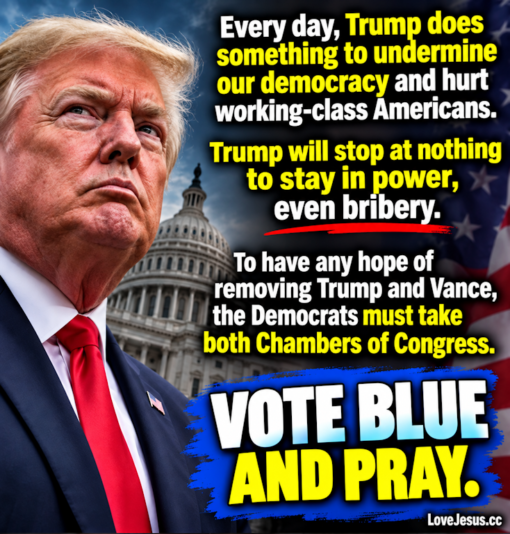 vote blue and pray